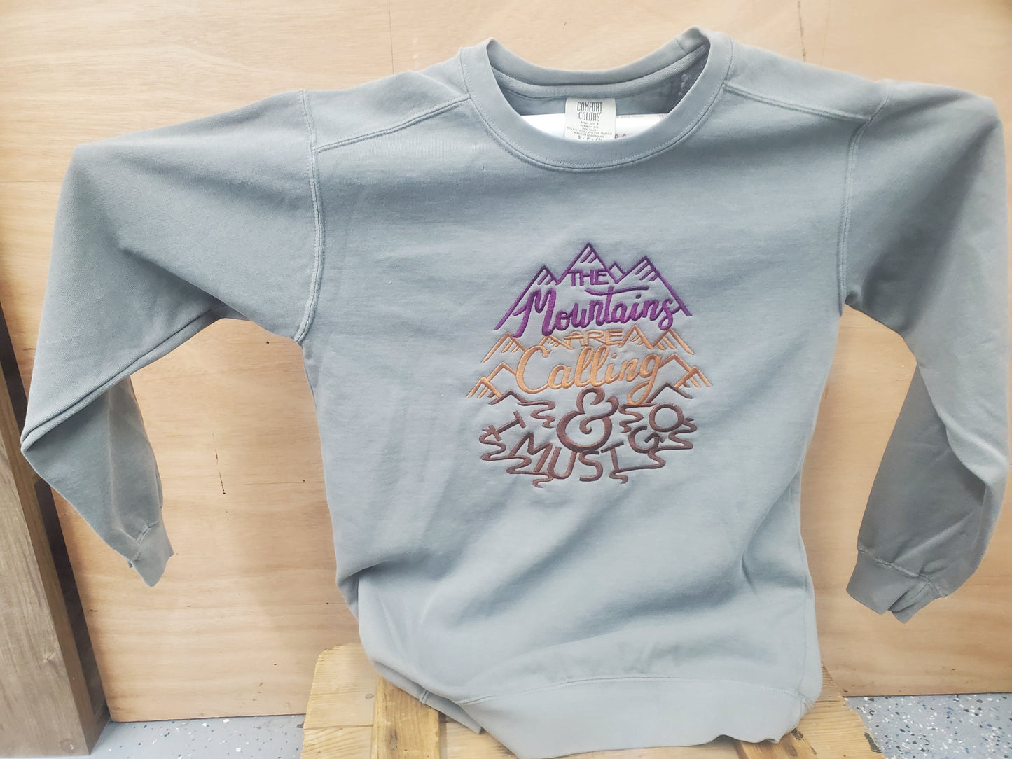 Crew neck sweatshirt